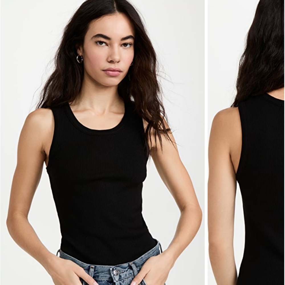 AGOLDE, tank top, Small, Black